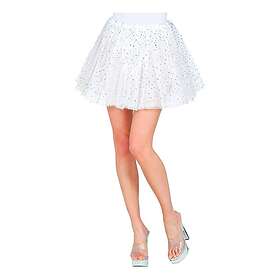 Tyllkjol Glittrande Vit One size