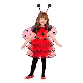 Nyckelpiga Klänning Barn Maskeraddräkt