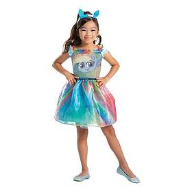 Rainbow Klänning Barn Maskeraddräkt Medium