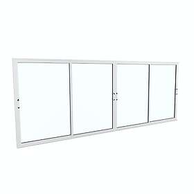 Landskap Skjutdörr Robust Året runt 2+2 Skjutdörrsparti B5247mm x H2000 Vit r 60897807