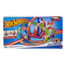 Hot Wheels City T-Rex en Furie, coffret de jeu pour petites voitures à  connecter avec circuit et pistes, emballage fermé, jouet pour enfant, GWT32