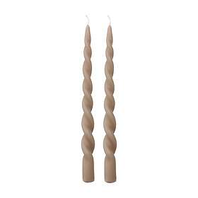Ellos Skruvat platt ljus 2,2x29 cm, 2-pack Beige/matt