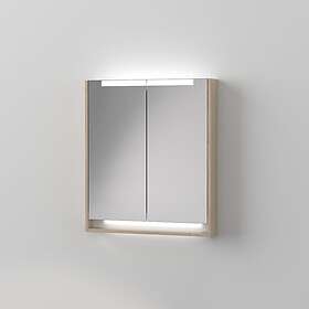 DuoBad Spegelskåp Gripen 65 med LED 29019D