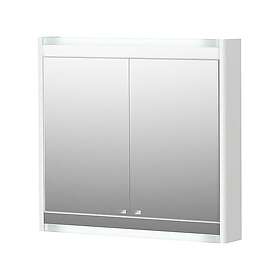 DuoBad Spegelskåp Vilan 80 med LED-belysning 19144D