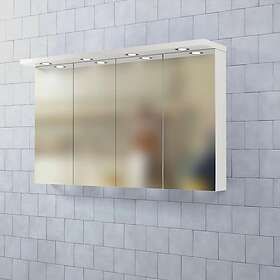 Björbo Badrum Spegelskåp Mejda 1200 C Varmgrå MSS12C2