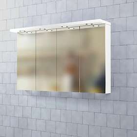 Björbo Badrum Spegelskåp Mejda 1200 C Vit MSS12CV