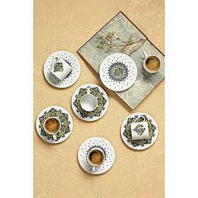 Hermia Set med kaffekoppar Mugg 12-pack