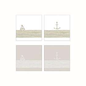 Paperproducts Design Servetter PPD Mixade No22 4 st 20-pack