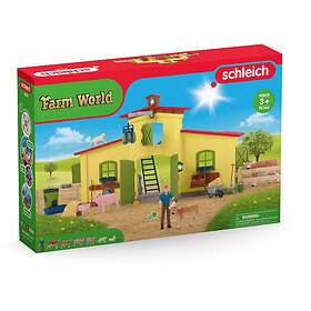 Schleich 42605 Large Barn with Animals and Accessories
