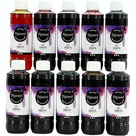 Creativ Company Akvarellmaling Flytande Mixade Färger 10st 1 Förp 34398C