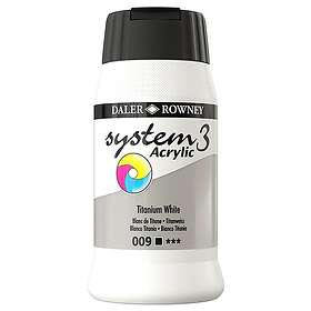 ABA Skol Akrylfärg System 3 Acrylic 500ml titanvit 1264009