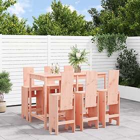 vidaXL Bargrupp för trädgården 7 delar massivt douglas-trä 3157786