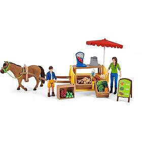 Schleich Farm World Sunny Day Mobile Farm Stand Play Set 42528