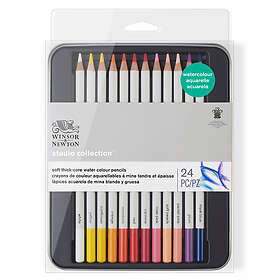 Winsor & Newton Studio Collection Akvarellpennor 24-set