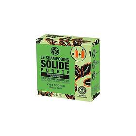 Yves Rocher Green Heroes Schampokaka renande, fett hår, pepparmynta, 60g