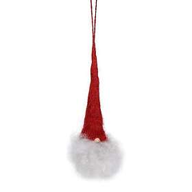 Åsas Tomtebod Grankvist 3-pack, Röd Luva Vitt Skägg