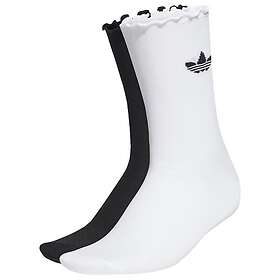 Adidas Original Semi-sheer Ruffle Crew Socks 2 Pairs (Herr)