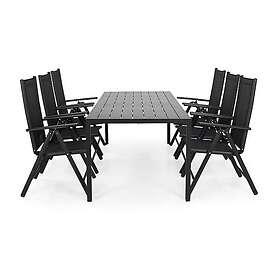Comfort Garden Matgrupp Tunis 205 med 6 Positionsstolar Maggie Positionsstol 613598
