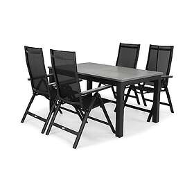 Comfort Garden Matgrupp Monaco med 4 Positionsstolar 152-210 613402