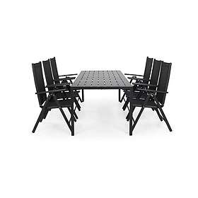 Comfort Garden Matgrupp Tunis 205 med 6 Positionsstolar Maggie 613598C