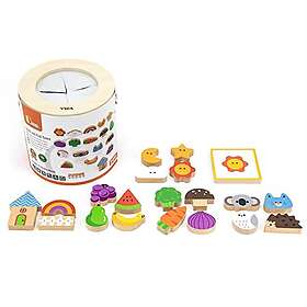 Viga Trämönster Shuffle Game