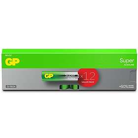 GP Batteries Super Alkaline Battery AA 15A/LR6.1,5V 12-pack