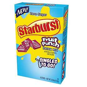 Fruit Starburst Zero Sugar Punch Singles to Go 6-pack