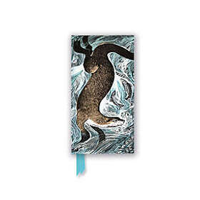 Angela Harding: Fishing Otter (Foiled Slimline Journal)