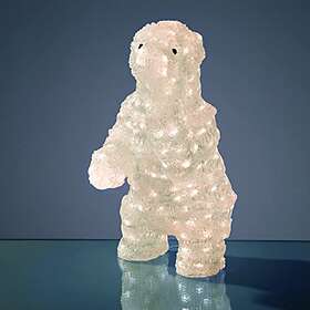 Hellum 575163 LED Ours Polaire Décoration Extérieure 25cm 25cm 50cm 200 LED Blan
