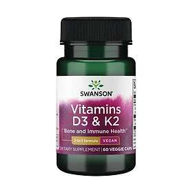 Swanson Vegan Vitamin D3 & K2 60k