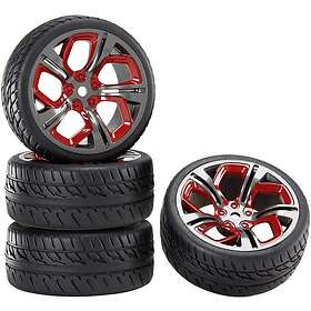 Reely 1:10 Gatumodell Kompletta hjul Racing P8