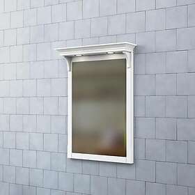 Björbo Badrum Spegel Saga med Belysning 60 Vit SSP6V