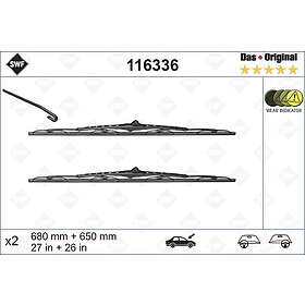 SWF Torkarblad set 680 650 mm S 116 336