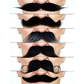 My Other Me Set of false mustaches One size Svart 6 Delar 203717