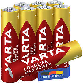 Varta Longlife Max Power AAA 8-pack