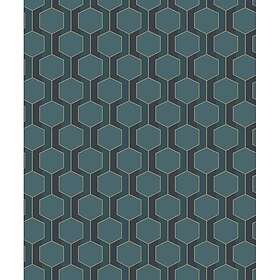 Casadeco Derby Hamilton Bleu Paon DERB89306914