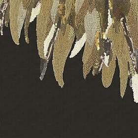 Eijffinger väggbild Fancy Feather black down 307408