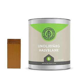 Linoljefärg Selder & Co Gammelockra (0,9l, Halvblank)