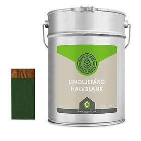 Linoljefärg Selder & Co Kromoxidgrön (4,5l, Halvblank)
