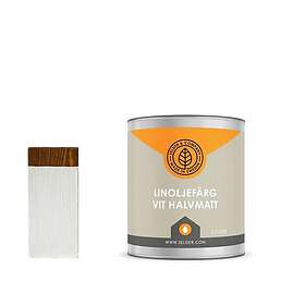 Linoljefärg Selder & Co Silvergrå (0,45l, Halvmatt)