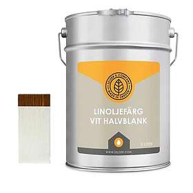 Linoljefärg Selder & Co Snickerivit (4,5l, Halvblank)
