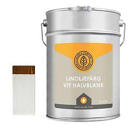 Linoljefärg Selder & Co Silvergrå (4,5l, Halvblank)