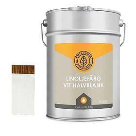 Linoljefärg Selder & Co Stockholmsvit (4,5l, Halvblank)