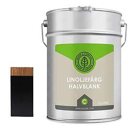 Linoljefärg Selder & Co Svart (4,5l, Halvblank)