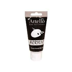 Artello Acrylic, 75ml, Pearlized White
