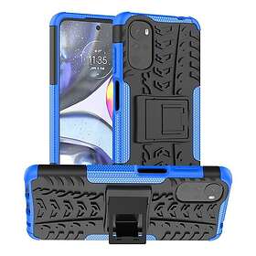 Inskal Motorola Moto G22 Cool Tire Tough Case m. Stand Svart blått