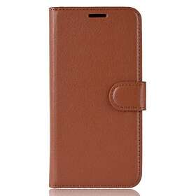 Inskal Xiaomi Redmi Note 8t läderplånbok Brown