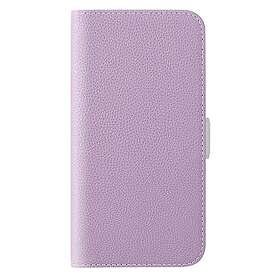 Inskal Samsung Galaxy A24 Plånboksfodral Imitationsläder Litchi-textur Lila