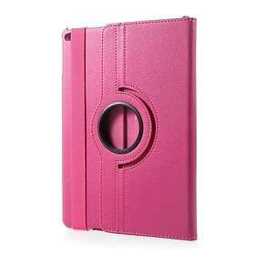 Inskal iPad 9,7" (2018 2017) iPad Air iPad Air 2 Lichi Fodral med 360 Graders Stativ Rosa