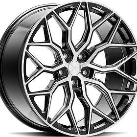 Vossen HF2 Brush Gloss Black 9X20 5/120 ET35 CB72,6